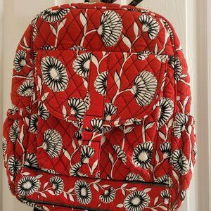 Vera Bradley Red Classic Quilted Backpack with Matching Wallet Vera Bradley Backpack Red Bags & Handbags for Women for sale  main image 4